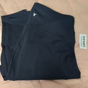 Old navy leggings, sz LG tall, navy blue, nwt